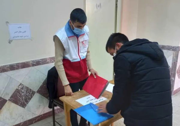 گزارش تصویری از تلاش همکاران و ادامه ی روند ثبت نام حضوری از دانشجویان نو ورود پردیس شهید مقصودی همدان 4