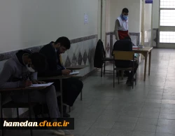 گزارش تصویری از تلاش همکاران و ادامه ی روند ثبت نام حضوری از دانشجویان نو ورود پردیس شهید مقصودی همدان 14