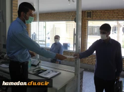 گزارش تصویری از تلاش همکاران و ادامه ی روند ثبت نام حضوری از دانشجویان نو ورود پردیس شهید مقصودی همدان 15