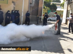 برگزاری دوره آموزشی اطفای حریق در پردیس شهید باهنر  2