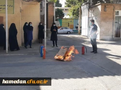 برگزاری دوره آموزشی اطفای حریق در پردیس شهید باهنر  3