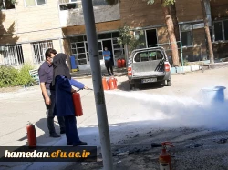 برگزاری دوره آموزشی اطفای حریق در پردیس شهید باهنر  4