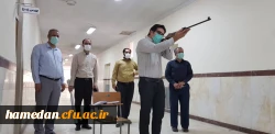 مسابقه ی تیراندازی با تفنگ بادی ویژه اعضای هیات علمی و کارکنان دانشگاه فرهنگیان همدان 3