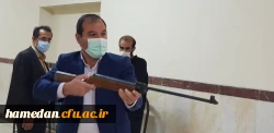 مسابقه ی تیراندازی با تفنگ بادی ویژه اعضای هیات علمی و کارکنان دانشگاه فرهنگیان همدان 4