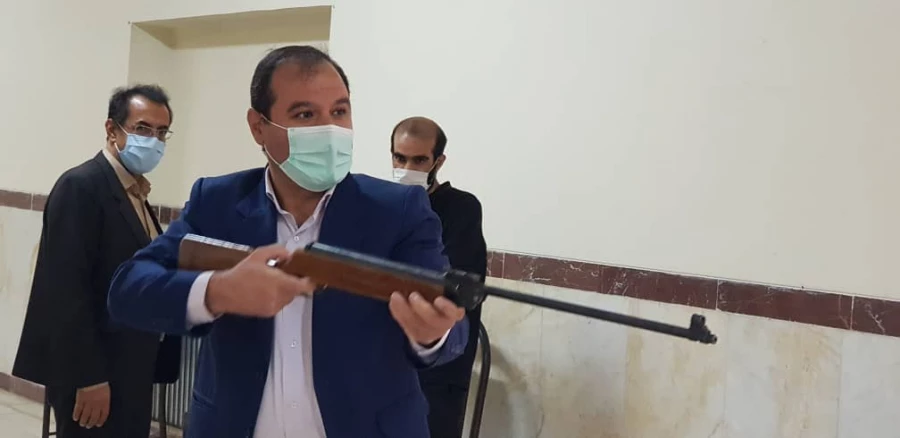 مسابقه ی تیراندازی با تفنگ بادی ویژه اعضای هیات علمی و کارکنان دانشگاه فرهنگیان همدان 4