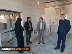 بازدید مدیریت استان از پروژه های عمرانی پردیس شهید باهنر 2