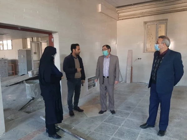 بازدید مدیریت استان از پروژه های عمرانی پردیس شهید باهنر 2