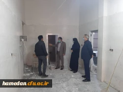 بازدید مدیریت استان از پروژه های عمرانی پردیس شهید باهنر 3