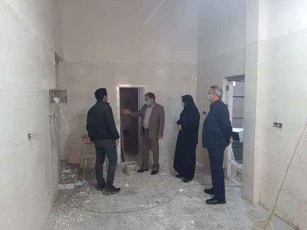 بازدید مدیریت استان از پروژه های عمرانی پردیس شهید باهنر 3