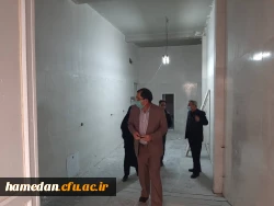 بازدید مدیریت استان از پروژه های عمرانی پردیس شهید باهنر 6