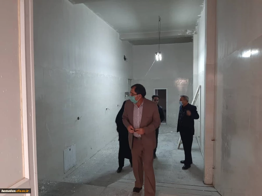 بازدید مدیریت استان از پروژه های عمرانی پردیس شهید باهنر 6