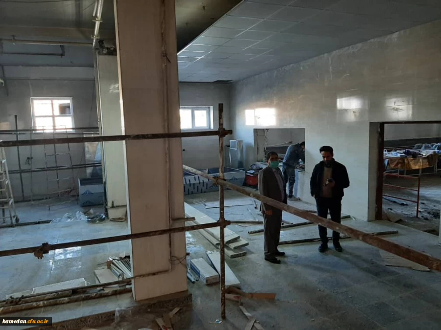 بازدید مدیریت استان از پروژه های عمرانی پردیس شهید باهنر 8