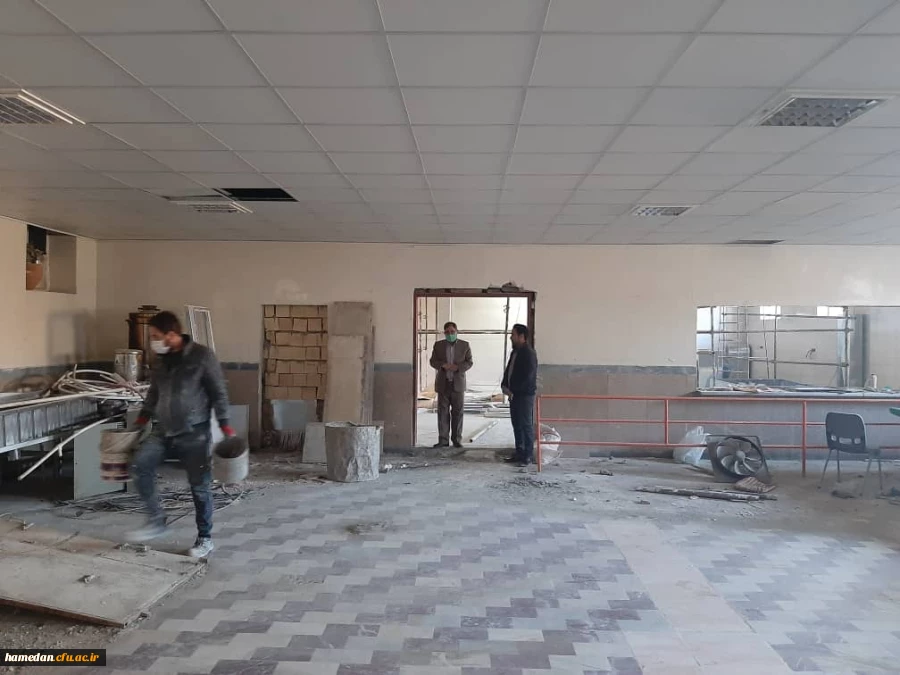 بازدید مدیریت استان از پروژه های عمرانی پردیس شهید باهنر 9