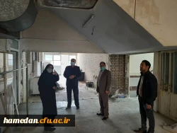 بازدید مدیریت استان از پروژه های عمرانی پردیس شهید باهنر 10