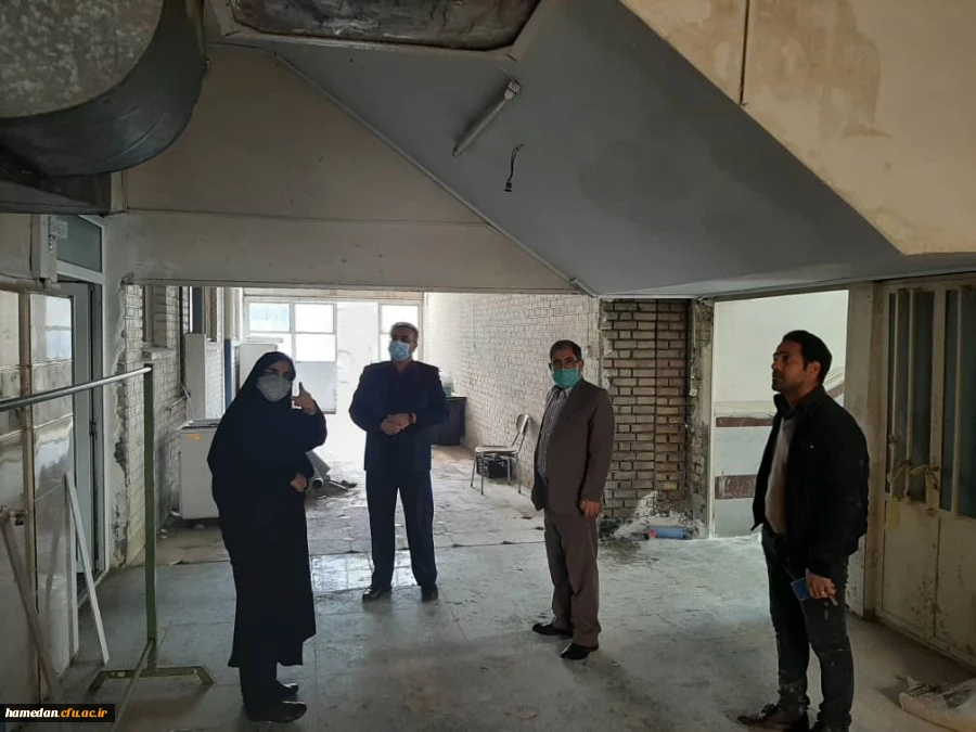 بازدید مدیریت استان از پروژه های عمرانی پردیس شهید باهنر 10