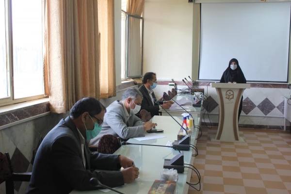 جلسه گروه زیان و ادبیات فارسی در سالن شهید قاسم سلیمانی پردیس شهید مقصودی همدان 2