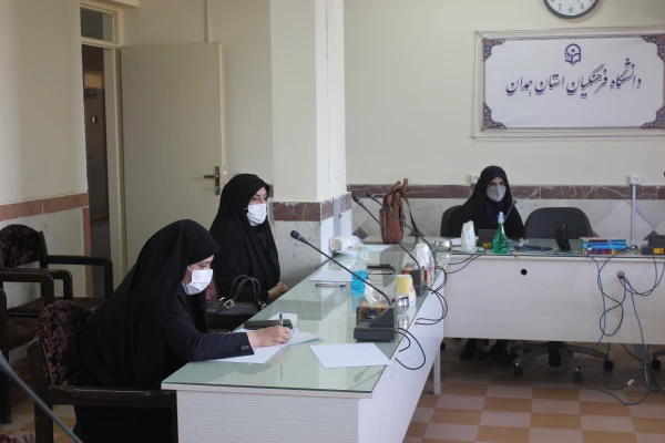 جلسه گروه زیان و ادبیات فارسی در سالن شهید قاسم سلیمانی پردیس شهید مقصودی همدان 4