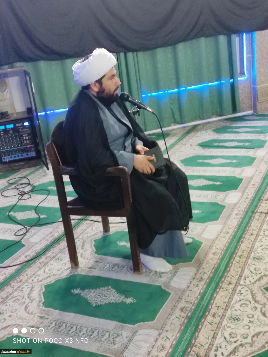 مراسم احیا و راز و نیاز با معبود در پردیس شهید مقصودی همدان 2