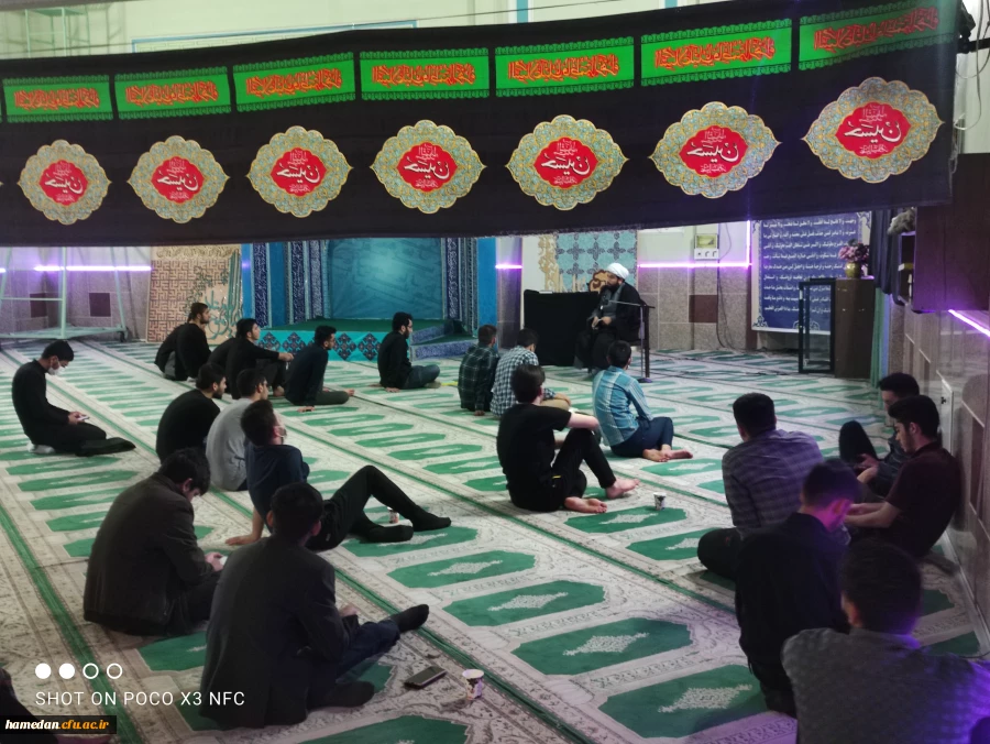 مراسم احیا و راز و نیاز با معبود در پردیس شهید مقصودی همدان 4