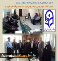 دیدار و گفتگو با مدیرکل نوسازی، تجهیز و توسعه مدارس استان  2