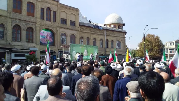 مراسم تشییع پیکر مطهر شهید مرادی از شهدای حادثه تروریستی حرم مطهر شاهچراغ (ع) 2