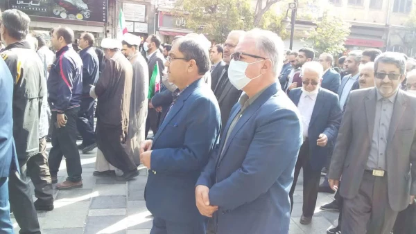 مراسم تشییع پیکر مطهر شهید مرادی از شهدای حادثه تروریستی حرم مطهر شاهچراغ (ع) 3