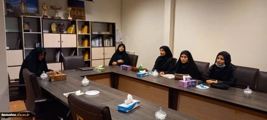 جلسه اعضای شورای صنفی رفاهی با مسئولین پردیس  2