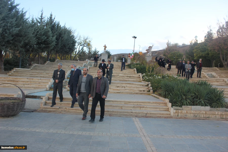 بازدید از باغ موزه دفاع مقدس همدان 3