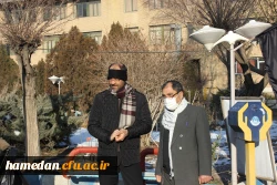 روایت تصویری از مراسم استقبال، تشییع و تدفین شهید گمنام در دانشگاه فرهنگیان همدان 4