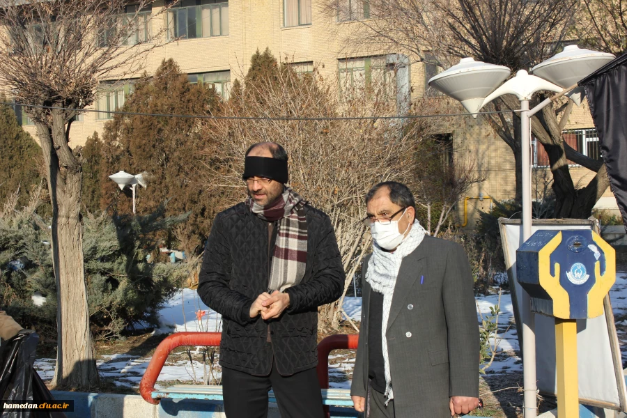 روایت تصویری از مراسم استقبال، تشییع و تدفین شهید گمنام در دانشگاه فرهنگیان همدان 4