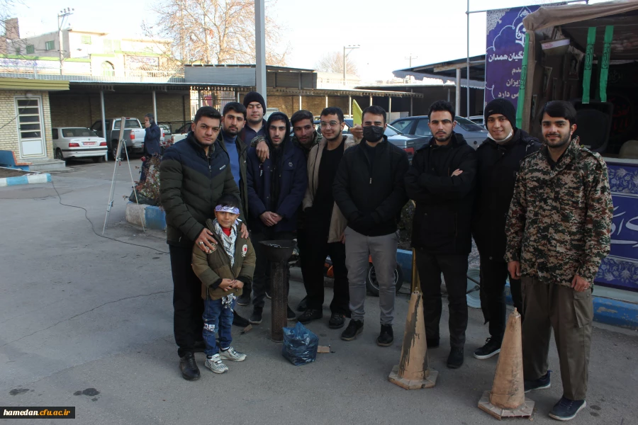 روایت تصویری از مراسم استقبال، تشییع و تدفین شهید گمنام در دانشگاه فرهنگیان همدان 5