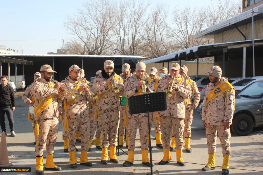 روایت تصویری از مراسم استقبال، تشییع و تدفین شهید گمنام در دانشگاه فرهنگیان همدان 8