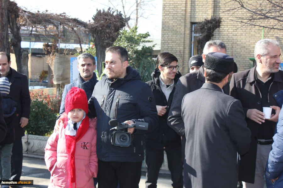 روایت تصویری از مراسم استقبال، تشییع و تدفین شهید گمنام در دانشگاه فرهنگیان همدان 9