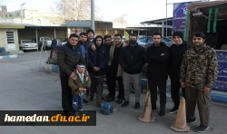 روایت تصویری از مراسم استقبال، تشییع و تدفین شهید گمنام در دانشگاه فرهنگیان همدان 5