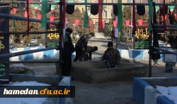 روایت تصویری از مراسم استقبال، تشییع و تدفین شهید گمنام در دانشگاه فرهنگیان همدان 6