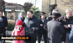 روایت تصویری از مراسم استقبال، تشییع و تدفین شهید گمنام در دانشگاه فرهنگیان همدان 13