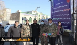 روایت تصویری از مراسم استقبال، تشییع و تدفین شهید گمنام در دانشگاه فرهنگیان همدان 15