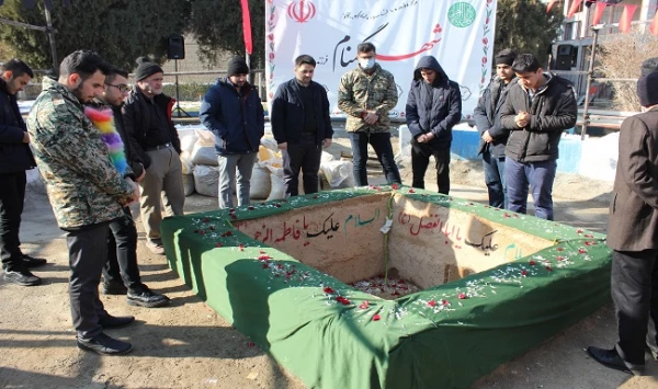 روایت تصویری از مراسم استقبال، تشییع و تدفین شهید گمنام در دانشگاه فرهنگیان همدان 17