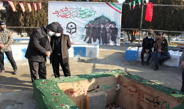 روایت تصویری از مراسم استقبال، تشییع و تدفین شهید گمنام در دانشگاه فرهنگیان همدان 18