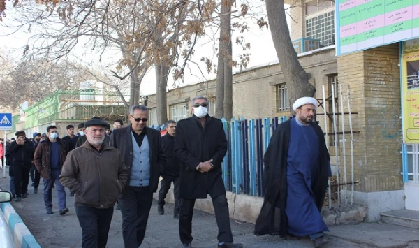 روایت تصویری از مراسم استقبال، تشییع و تدفین شهید گمنام در دانشگاه فرهنگیان همدان 21