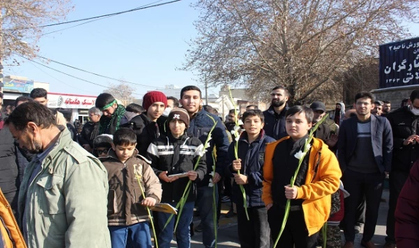 روایت تصویری از مراسم استقبال، تشییع و تدفین شهید گمنام در دانشگاه فرهنگیان همدان 23