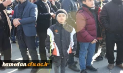 روایت تصویری از مراسم استقبال، تشییع و تدفین شهید گمنام در دانشگاه فرهنگیان همدان 25