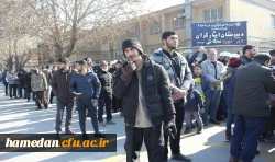 روایت تصویری از مراسم استقبال، تشییع و تدفین شهید گمنام در دانشگاه فرهنگیان همدان 26