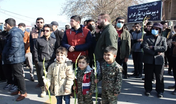 روایت تصویری از مراسم استقبال، تشییع و تدفین شهید گمنام در دانشگاه فرهنگیان همدان 32