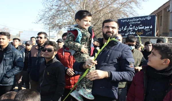 روایت تصویری از مراسم استقبال، تشییع و تدفین شهید گمنام در دانشگاه فرهنگیان همدان 33