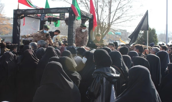 روایت تصویری از مراسم استقبال، تشییع و تدفین شهید گمنام در دانشگاه فرهنگیان همدان 34