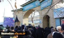 روایت تصویری از مراسم استقبال، تشییع و تدفین شهید گمنام در دانشگاه فرهنگیان همدان 40