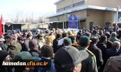 روایت تصویری از مراسم استقبال، تشییع و تدفین شهید گمنام در دانشگاه فرهنگیان همدان 41