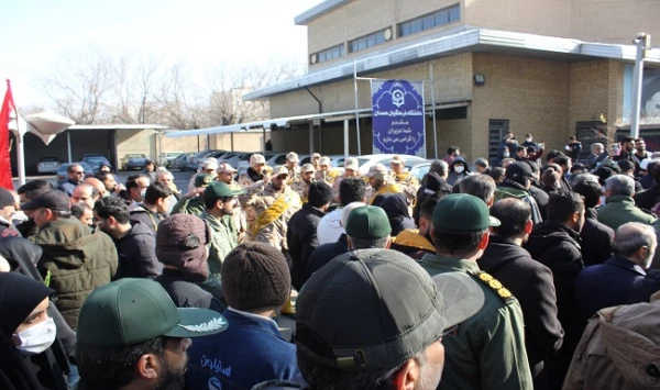 روایت تصویری از مراسم استقبال، تشییع و تدفین شهید گمنام در دانشگاه فرهنگیان همدان 41