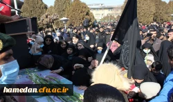 روایت تصویری از مراسم استقبال، تشییع و تدفین شهید گمنام در دانشگاه فرهنگیان همدان 43